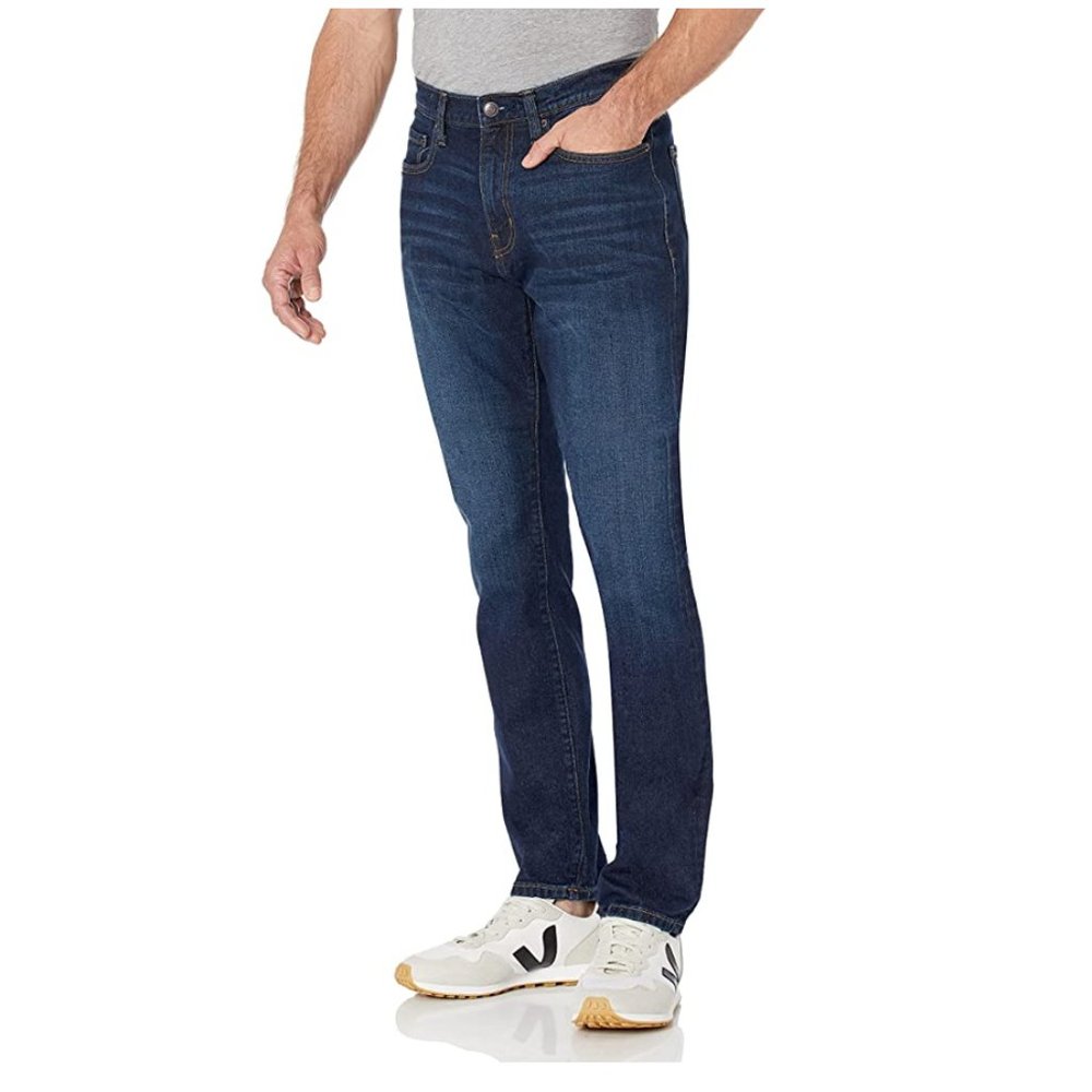 Amazon Essentials Athletic Fit Jeans in Indigo Wash - 34 W x 30 L (NWT )